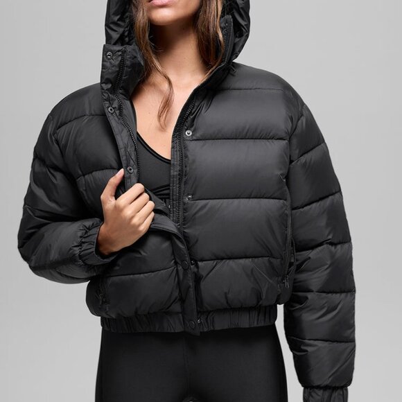 Alo Yoga Aspen Love Puffer Jacket Black - Picture 3 of 4